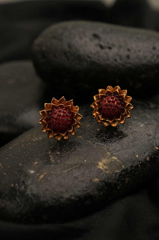 Radiant Rosebud earrings