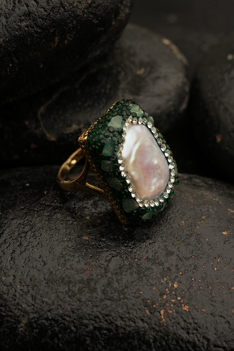 Mystic Pearl Ring