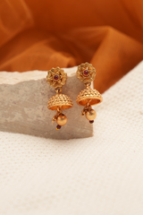 Floral Dome Jhumkas