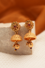 Floral Dome Jhumkas