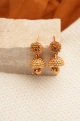 Floral Dome Jhumkas