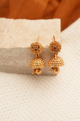 Floral Dome Jhumkas